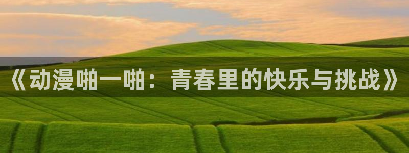 囧次元官方正版官网入口：《动漫啪一啪：青春里的快乐与挑战》