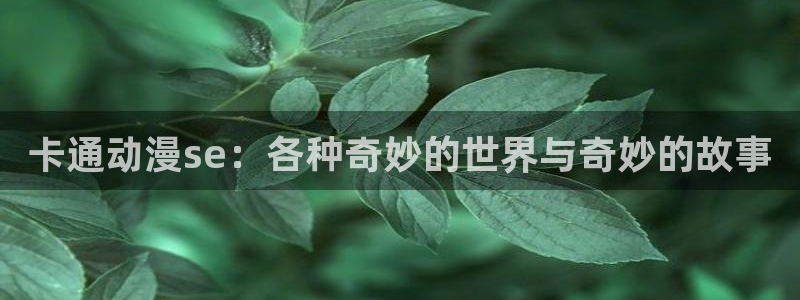 囧次元最新版本下载官方正版：卡通动漫se：各种奇妙的世界与奇妙的故事